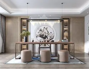 皇桐镇新中式风格茶室如何规划设计